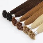 Монгольские прямые кератиновые капсулы, человеческие волосы с U-образным кератином для наращивания, Remy Fusion, предварительно скрепленные волосы 14-28 дюймов 1 г1s