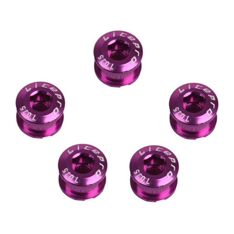 Litepro 1 Pcs MTB Bike Chainring Bolt Single Speed Disc Screws Gold/Sliver/Purple/Blue/Red/Black/Green/Pink Iamok | Спорт и