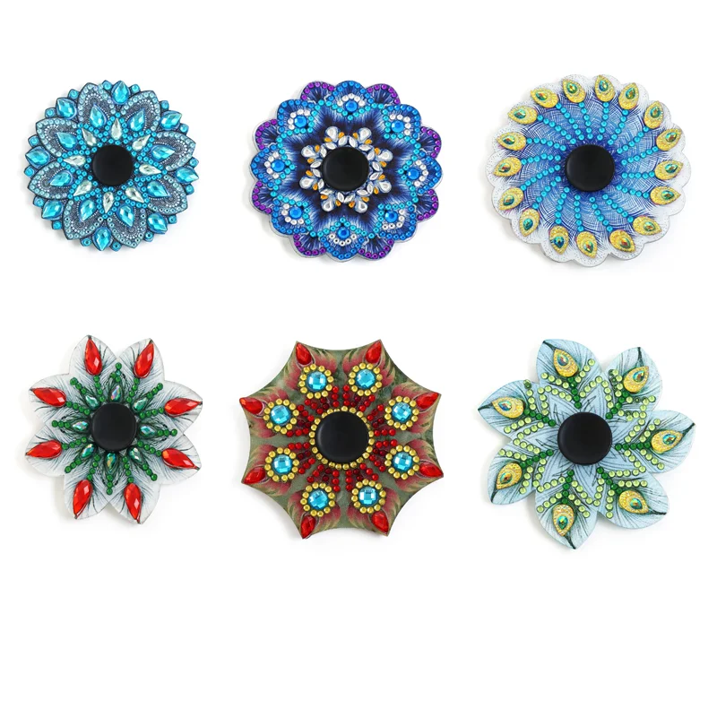 Алмазная 5D картина сделай сам с гироскопом на кончик пальца мозаика вышитые