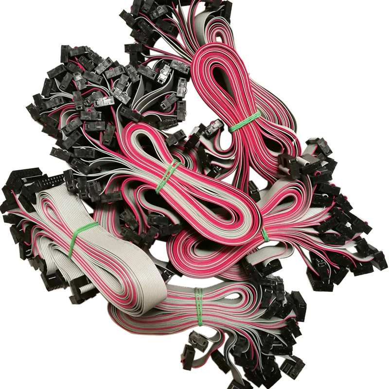 50 шт./лот 100 см Длина плоских проволочных поясов для концентратор кабель LED