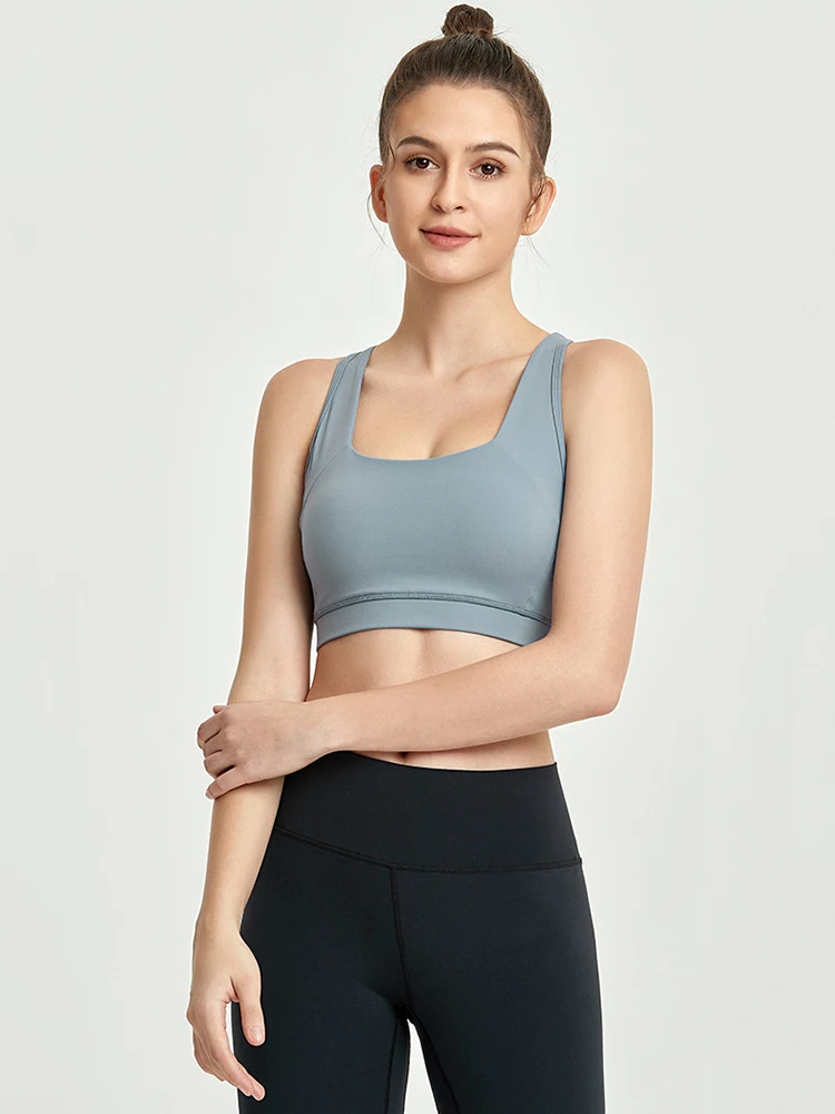 Спортивный жилет с перекрестной спинкой ударопрочное Спортивное нижнее белье