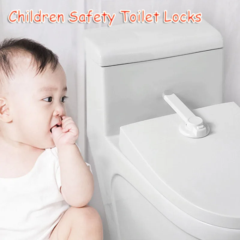 

Baby Safety Toilet Locks Bathroom Children Proof Toilet Seat Lock Children Kids Safety Care Baby Protection Boys Girls Room Deco