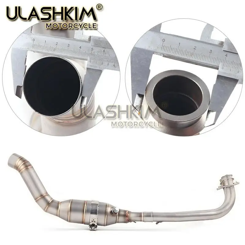 

For Yamaha Tmax500 Tmax530 Tmax T-Max 500 530 2017 2018 Motorcycle Full System Exhaust Escape Pipe Modified Middle Link Pipe