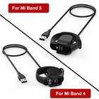 Кабель для зарядного устройства для Xiaomi Mi Band 5 4, смарт-браслет для Mi band 5, зарядный кабель USB, Женский адаптер для зарядного устройства, провод