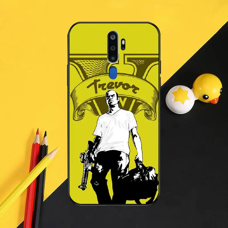 PENGHUWAN Горячая Grand Theft Auto GTA 5 DIY чехол для телефона с рисунком в виде ракушки Oppo A5 A9 2020