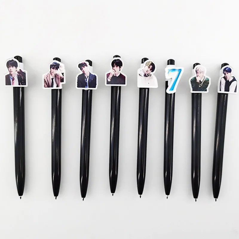 

KPOP Bangtan Boys Album Map Of The Soul : 7 Pen Multiple Colour Office Student Stationery Case Displays