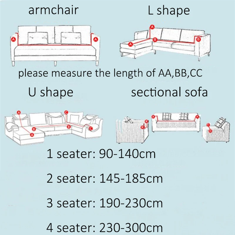 

Floral Printing Stretch Slipcover L Shape Corner Sofa Cover Home Decor 1/2/3/4-seater Elastic Sofa Covers For Living Room