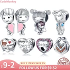 Лидер продаж, серебряный мультяшный браслет серии подходит для оригинального 3 мм браслета для женщин, подарок на день рождения, Модная бижутерия