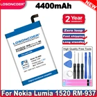 Аккумулятор для телефона LOSONCOER BV-4BW 4400 мАч для Nokia Lumia 1520 MARS