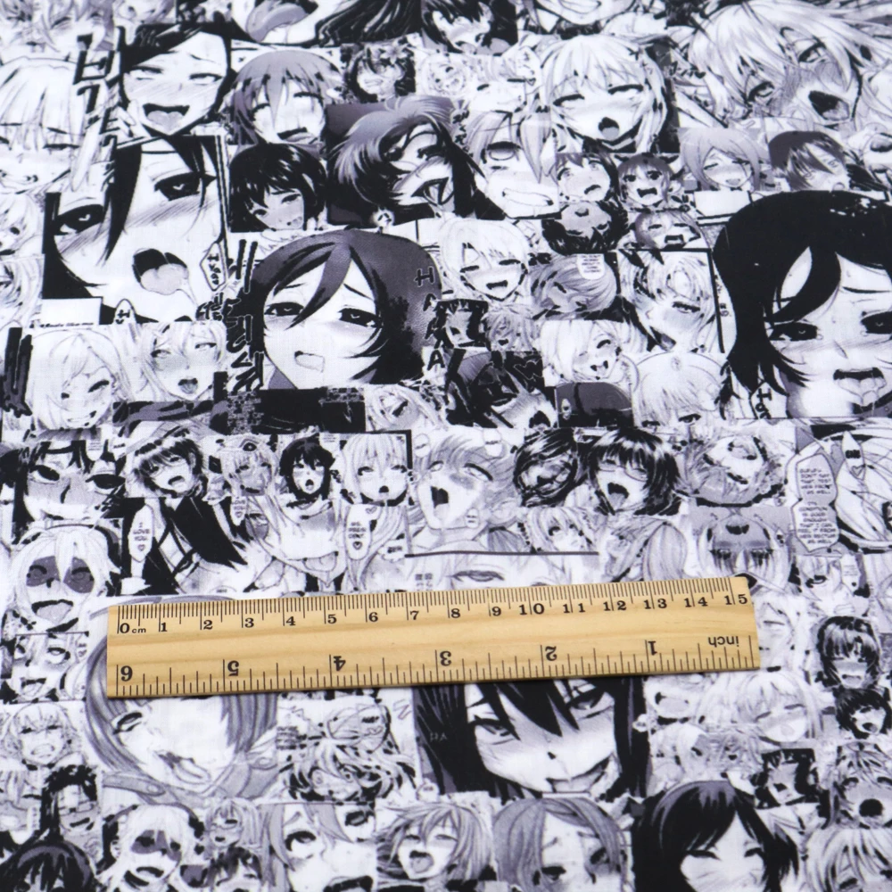 50*145 см растений животных из хлопково-полиэстеровой ткани с принтом ткань для