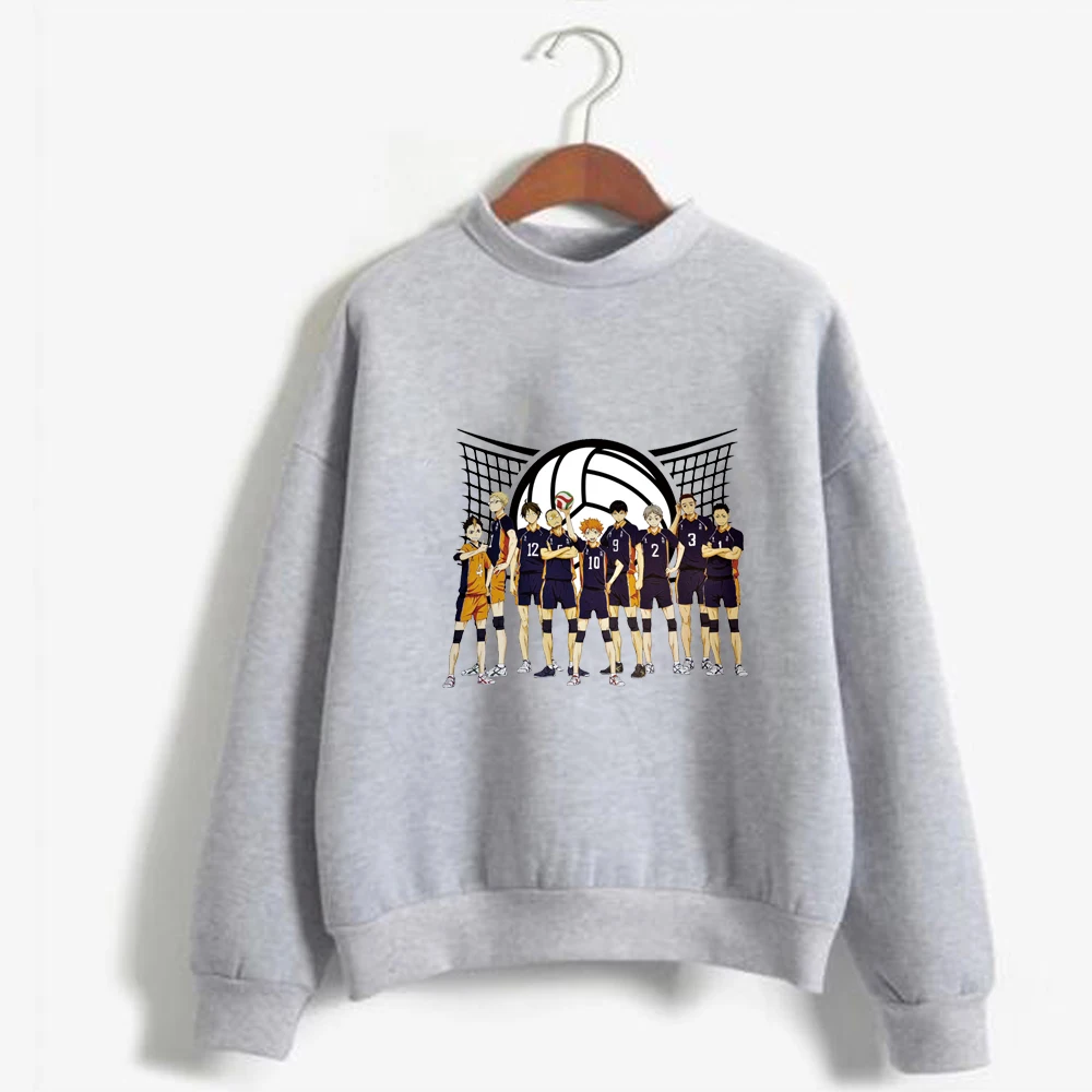 

Haikyuu Anime Hoodie Round Neck Casual Cotton Uniex Cloths