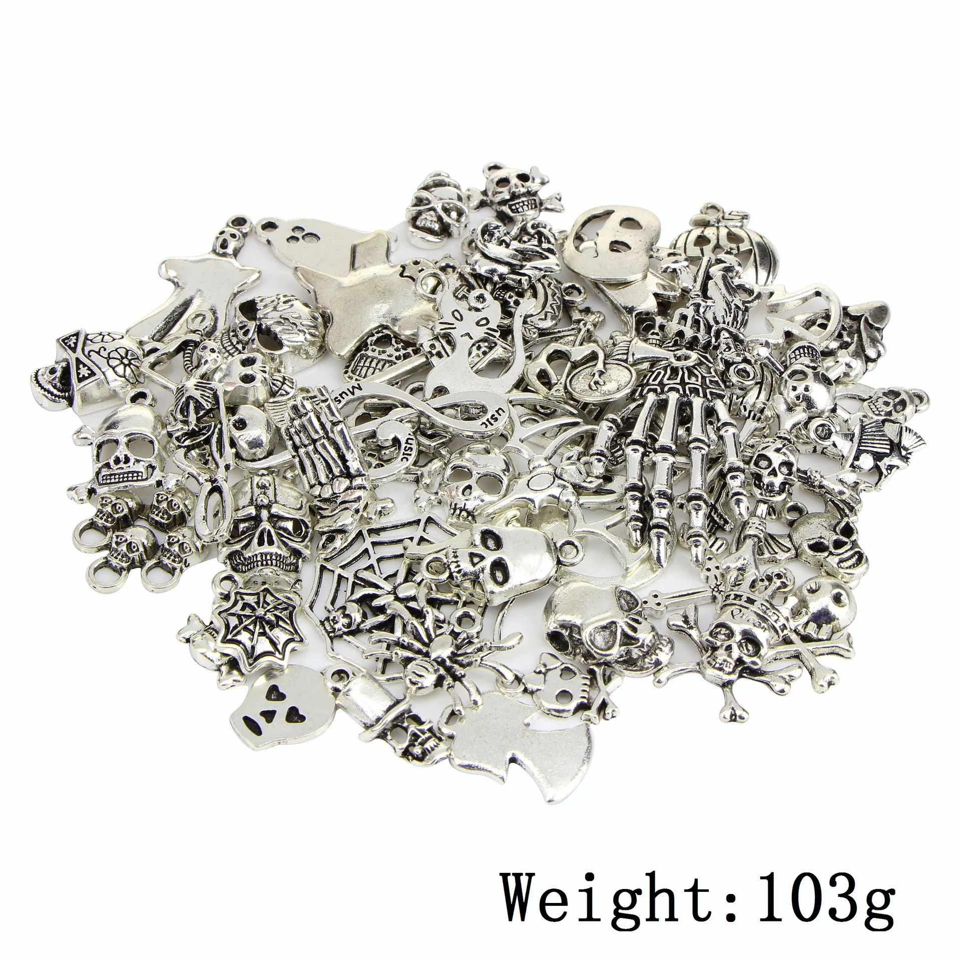 Хэллоуин Древний серебряный аксессуары 60 шт. тибетское серебро ювелирные
