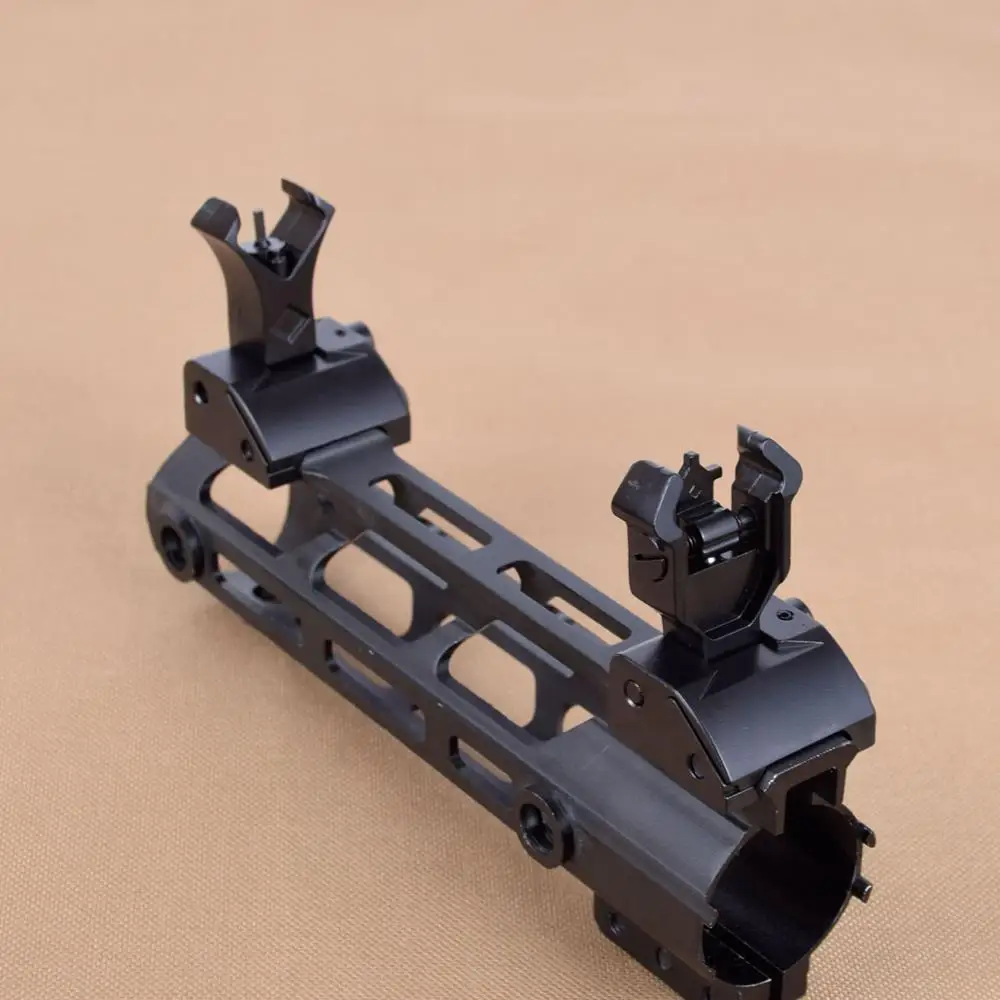 Тактический металлический низкий откидной передний и задний Железный прицел в