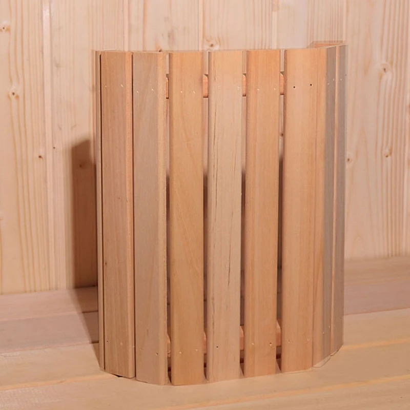 

Sauna Lampenschirm,Made of Wood + Semi-Circular Practical Sauna Room Lampshade