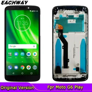 ЖК-дисплей 5,7 дюйма для Motorola Moto G6 Play, сенсорный экран с дигитайзером в сборе, замена для Moto G6Play LCD