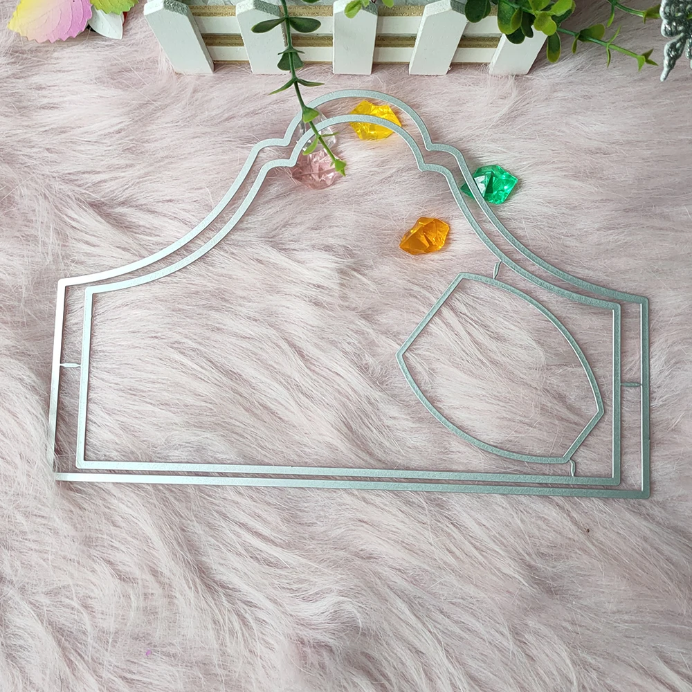 

New Cup holder Die Glass bracket Metal Cutting Dies Stencil Scrapbooking Embossing New 3 piece set Craft Stamps And Dies