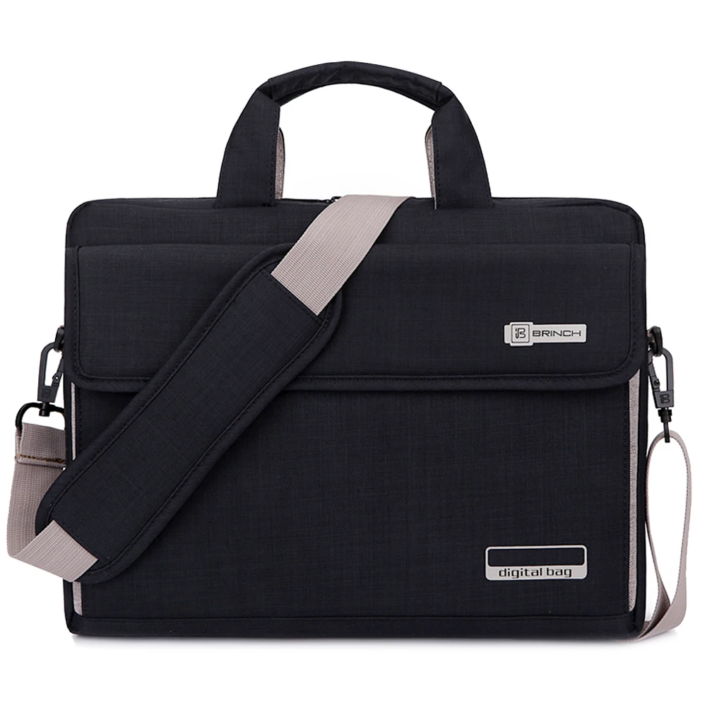 

15.6 Inch Laptop Bag Oxford Fabric Portable Notebook Messenger Bag Shoulder Briefcase Handbag Travel Carrying Sleeve Case