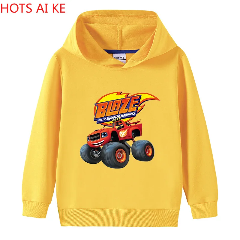 

Cotton Hooded Fleece Blaze and The Monster Machines Children Printed Jogging Suit Kids Boys Girls Casual Pullover Hoodies