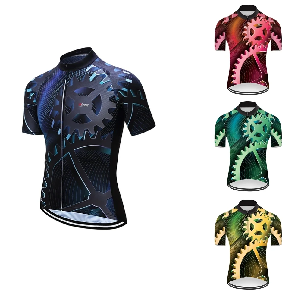 Футболка мужская для велоспорта профессиональная спортивная одежда летний топ
