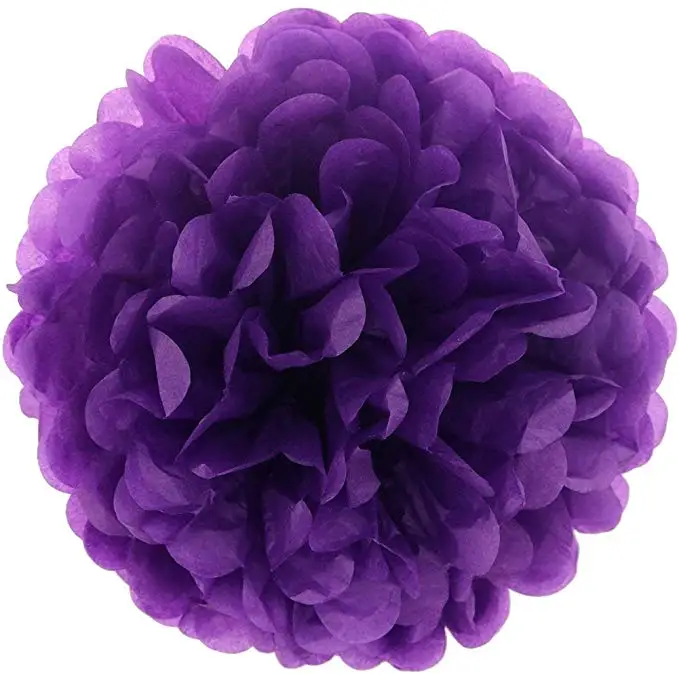 12pcs Unicorn Mermaid Party Supplies 10inch Tissue Paper Pom Poms Flower Balls for Girls Birthday Baby Shower Bridal | Дом и сад