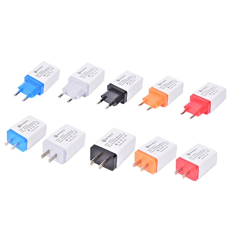 Быстрая быстрая зарядка QC 3 0 USB настенное зарядное устройство для мобильного