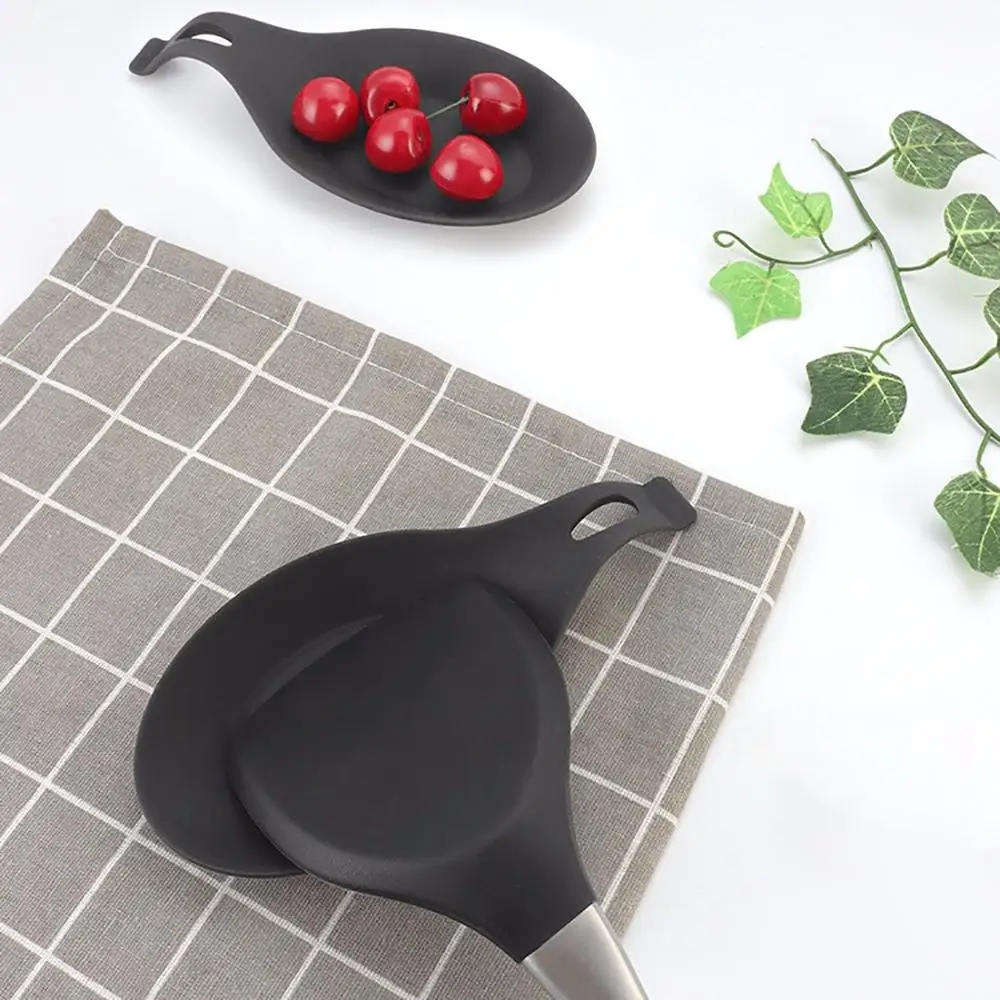 Силиконовая Термостойкая Подставка для ложки подставка кухонного прибора