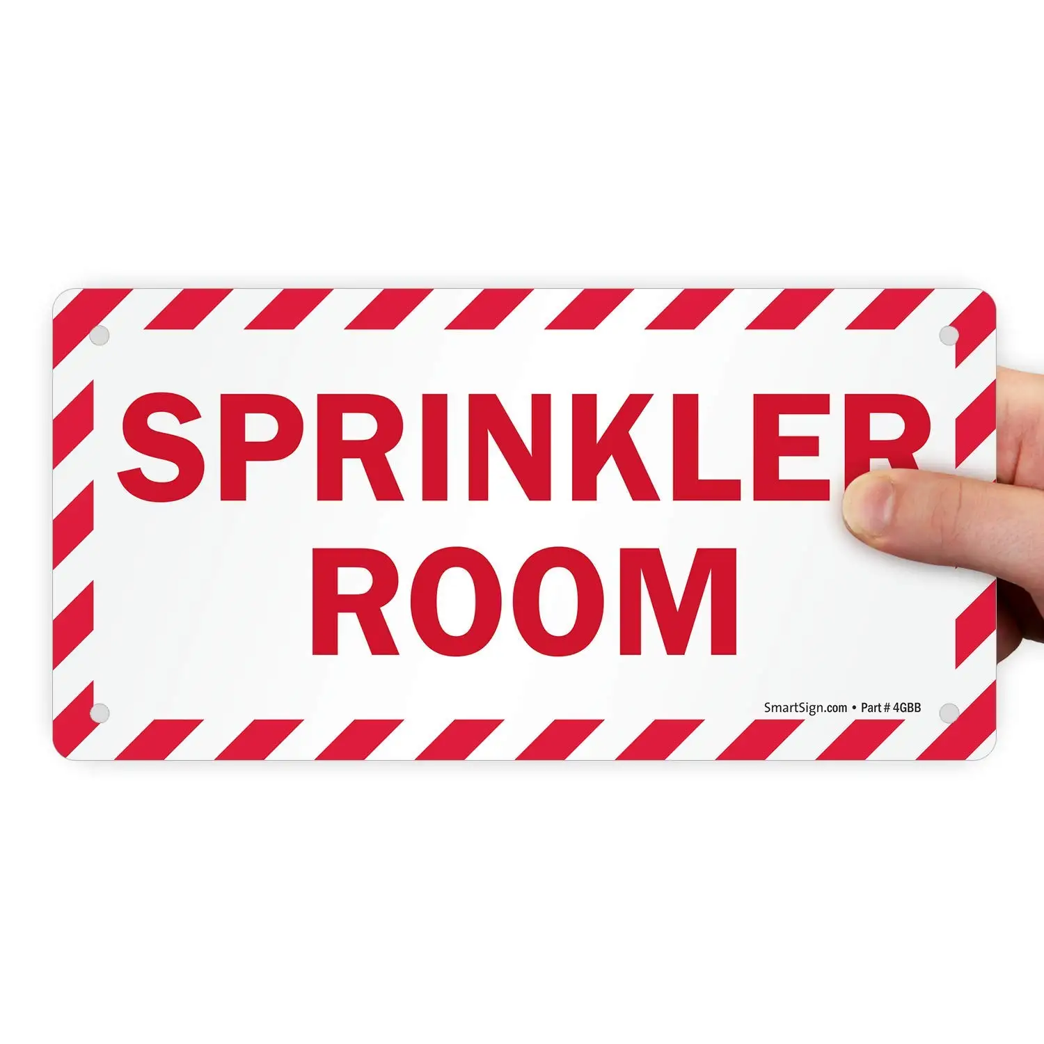 

LB158AL05x10 "Sprinkler Room" Sign | 5" x8" Aluminum