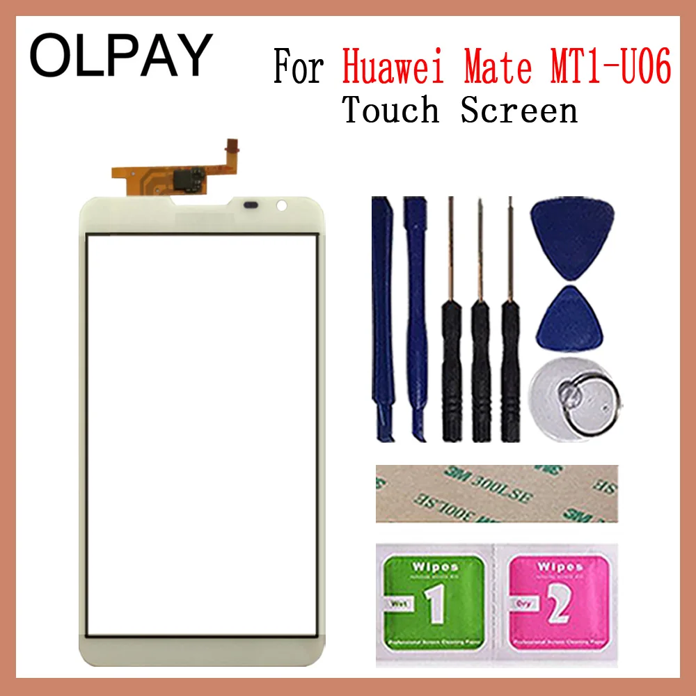 Телефон сенсорный экран для huawei Ascend mate MT1-U06 MT1 U06 6,1 ''дюймовый сенсорный экран стекло дигитайзер панель объектив сенсор стекло Ремонт