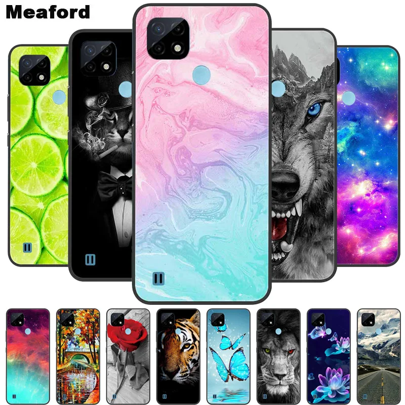 

For Realme C21 Case Silicon Back Cover Phone Case For Realme C21Y C25 C25S C25Y Soft Case for RealmeC21 Realme C21 coque bumper