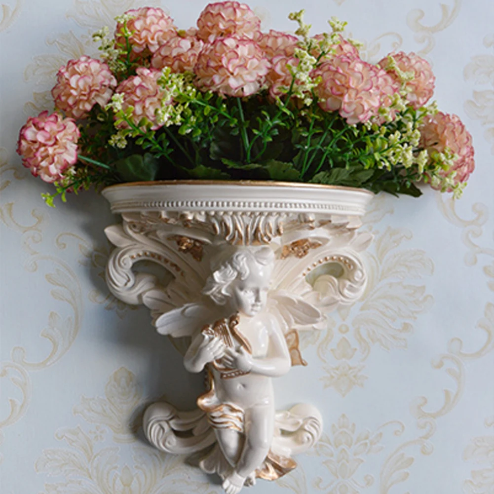 В форме ангела цветочный горшок Cupid стереоскопические настенные подвески для
