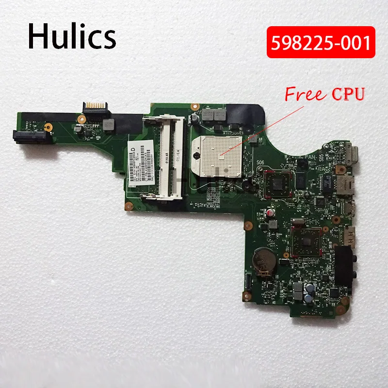 Hulics оригинальный 598225 001 для ноутбука HP Pavilion DV5 2000 AMD Материнская плата DDR3