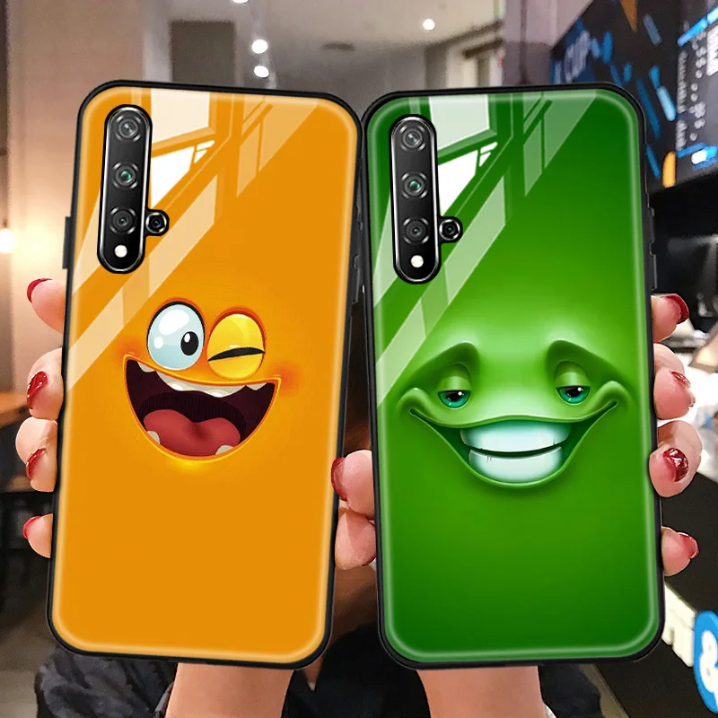 

For OPPO Realme GT Case Funny Cute Realme 8i 7 6i 5i Pro XT V13 V5 C21 C11 X7 Pro Fundas 10X Reno 4 SE Luxury Glass Cover