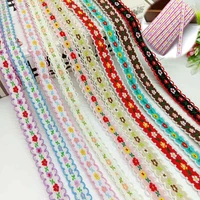 embroidered lace trim ribbons handmade sewing accessories crafts 5yards 12mm