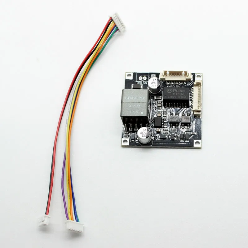 Вход 48 в 38*38 мм cctv ip камера POE Модуль PCB выход платы DC12V для IPC с кабелем|poe module|poe module