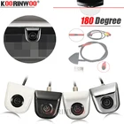 Koorinwoo Fisheye HD широкоугольная камера 180 градусов Автомобильная камера заднего вида s потайной порт передний черный металлический корпус Зеркало система парковки
