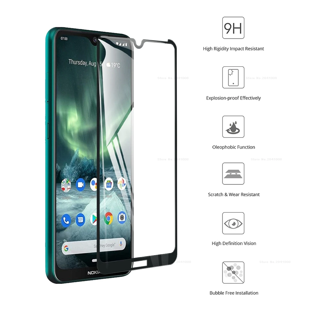 Защитная пленка для экрана из закаленного стекла Nokia 7 2 4 3 8 1 5 плюс 9 X5 2018 защитная