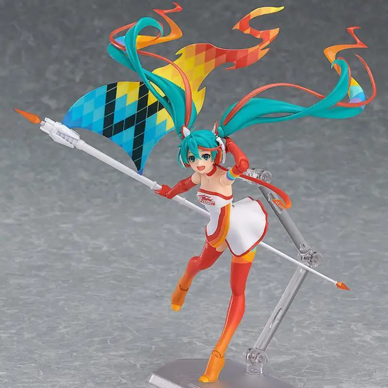 Figma Miku Racing Girl японское аниме фигурки ПВХ Модель Коллекция одна деталь фигурка на