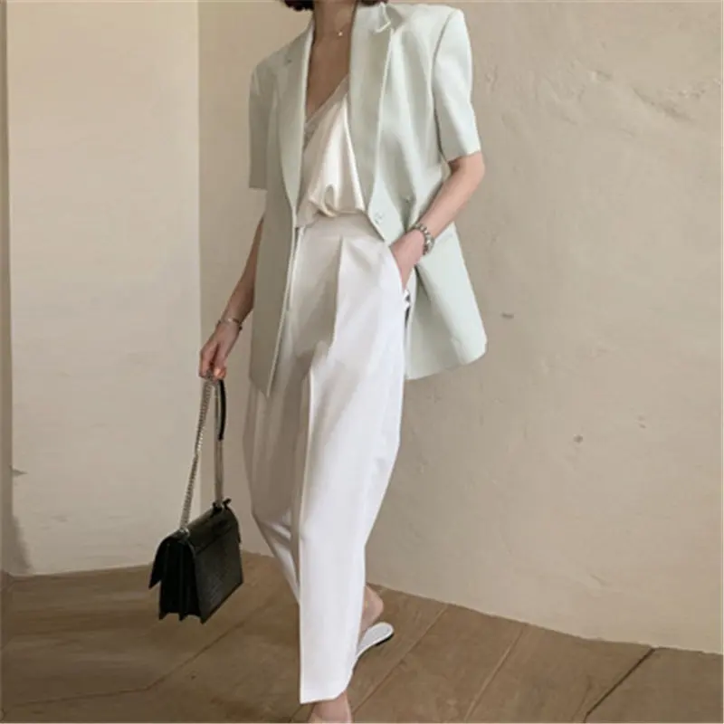 Модная шикарная уличная одежда HziriP в стиле ретро для отдыха тонкая однотонная