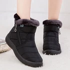 Женские зимние ботинки, зимняя обувь для женщин, повседневсветильник ботильоны, модные водонепроницаемые женские ботинки, женские теплые ботинки