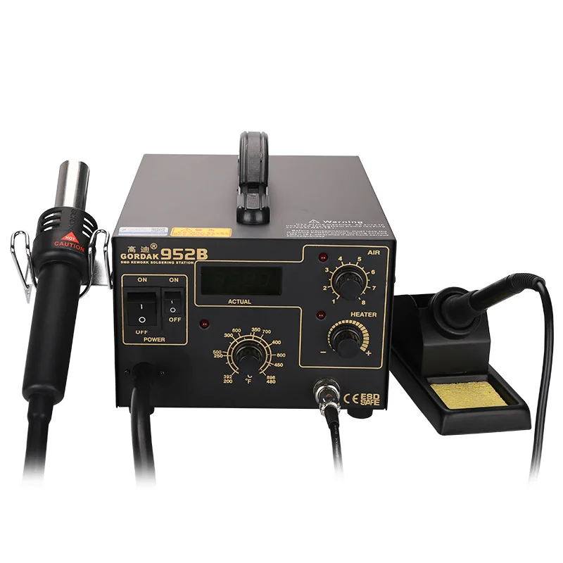 Паяльная станция с термофеном паяльная микроприводом и цифровым светодиодным