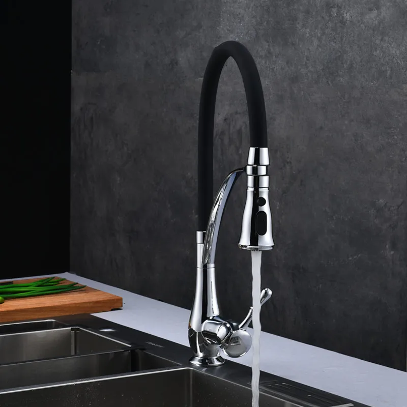 Хромированный кухонный смеситель насадка для распылителя с креплением на