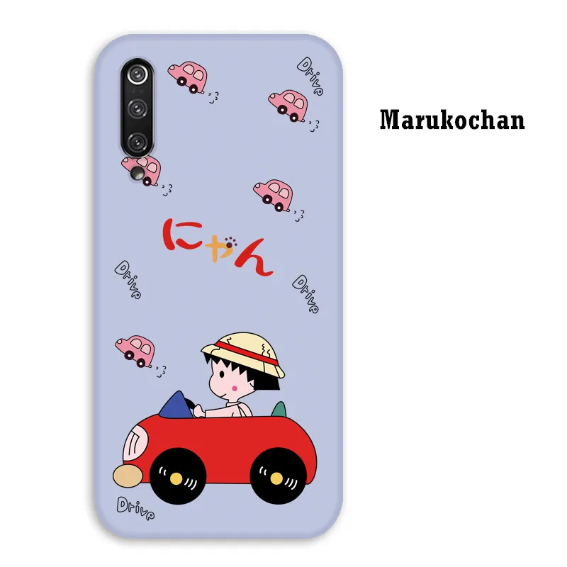 Чехол PDGB с рисунком для Xiaomi mi 8 9 SE 9T Play A1 A2 A3 Lite Red mi 6A Note 5 6 7 8 Pro мультяшный чехол силиконовый чехол - Цвет: Marukochan