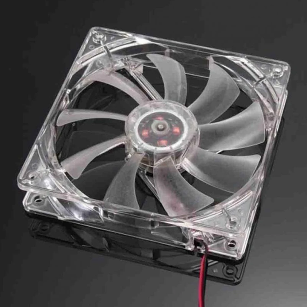 Новейший 12 см цветной светодиодный RGB вентилятор шасси кулер вентилятор охлаждения Радиатор 4 Pin Ультра-тихий светильник PC Gamer чехол вентилятор