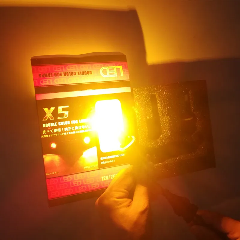 2 шт. новейший Автомобильный светодиодный противотуманный фонарь H3 для вождения