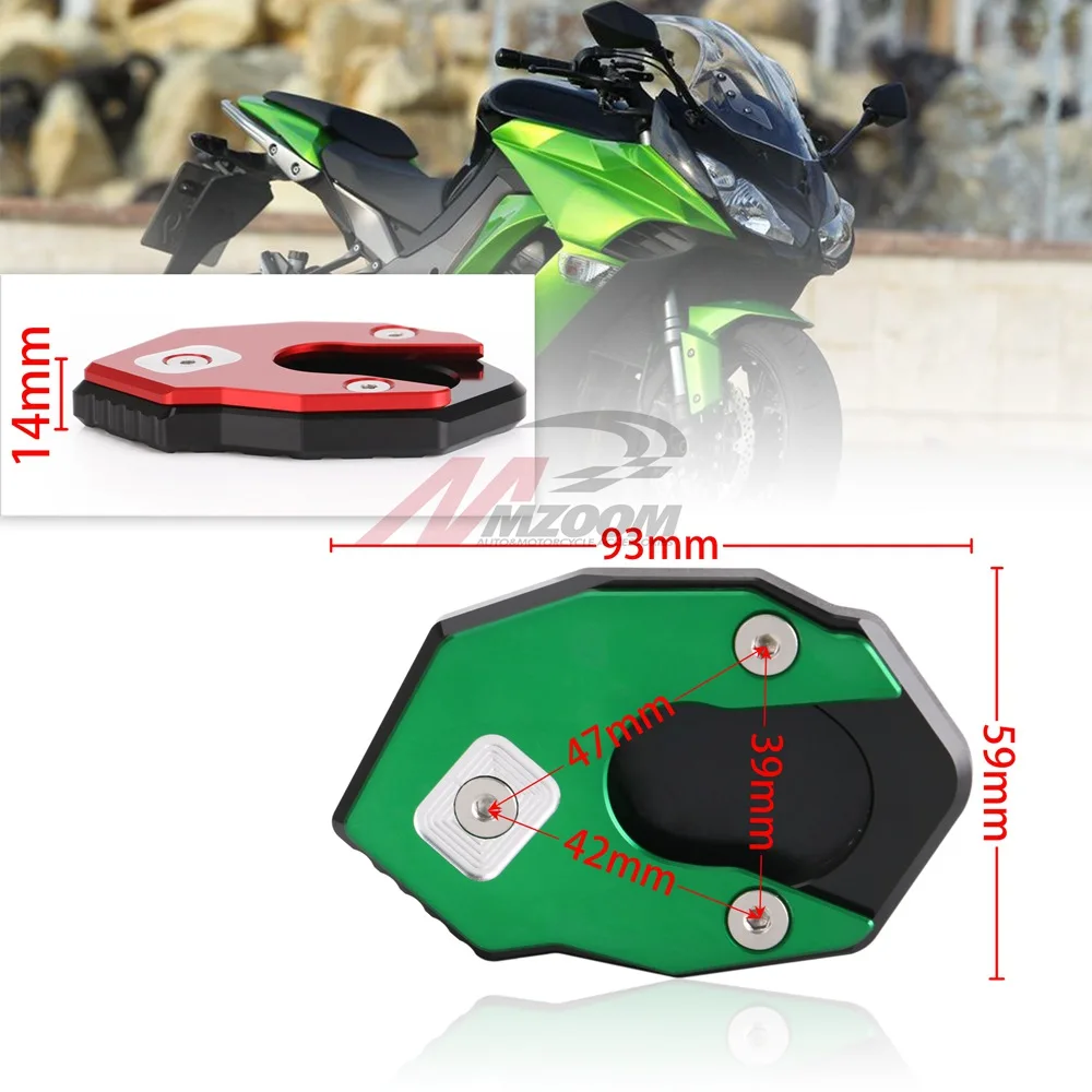 Для kawasaki Z1000R Z1000 Z1000sx 2011 2019 Подножка для мотоцикла подножка боковая подставка