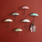 3 шт. крючок для зонтика без перфорации, крючок для мелкого мусора для ключей без маркировки, стеллаж, самоклеящийся крючок, вешалка для одежды