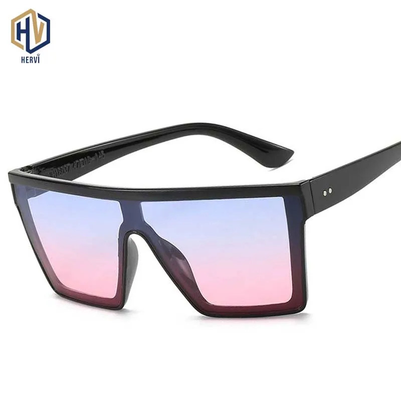 Очки солнцезащитные Siamese в стиле ретро для мужчин и женщин квадратные большие