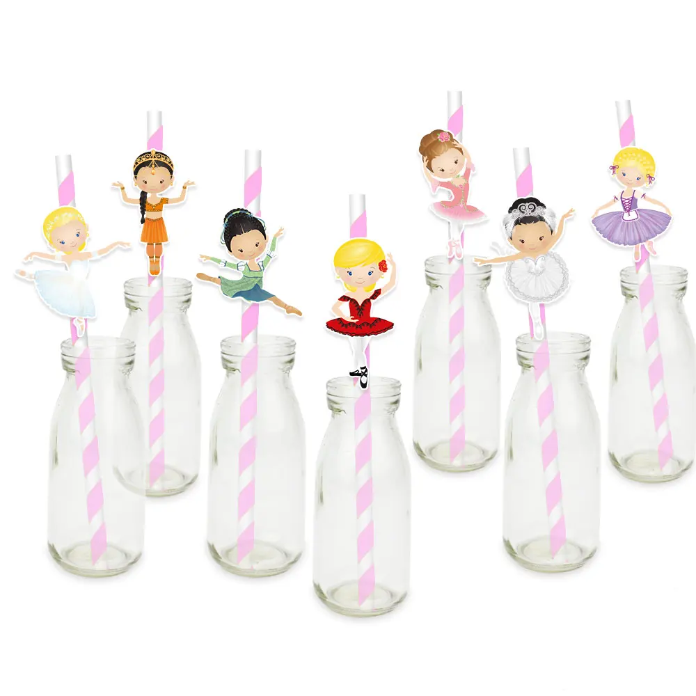 Балерина товары для дня рождения балетные сувениры бумажные стаканчики