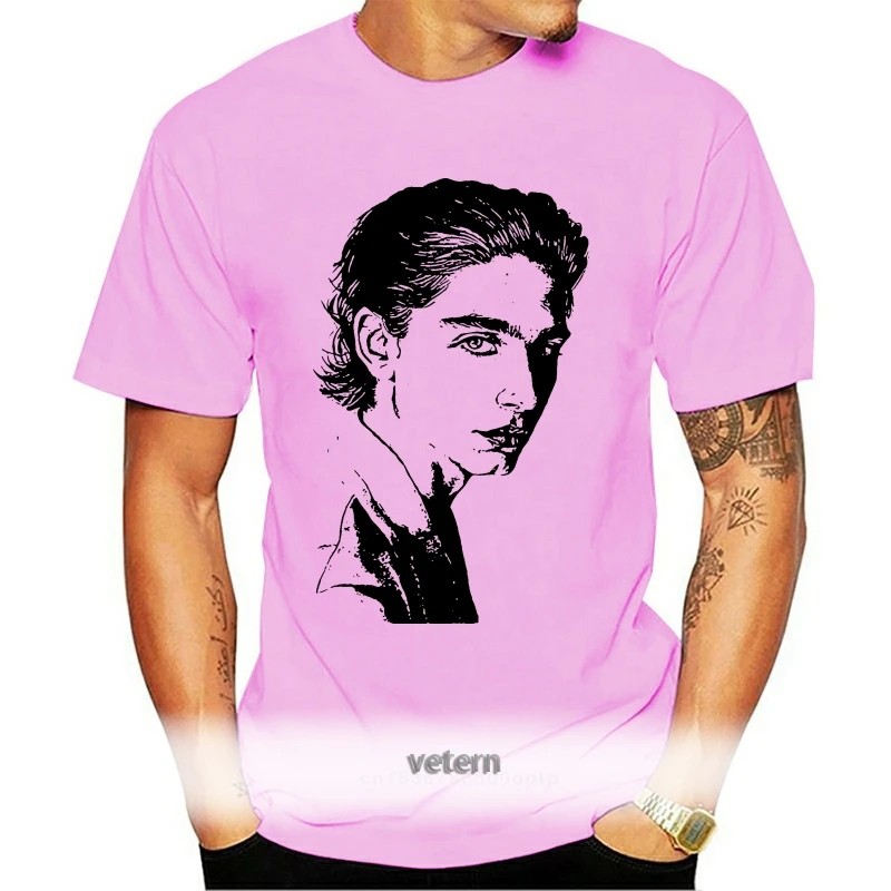 

Babes Gents Timoth&eacutee Timothee Chalamet White Tee (Unisex) Round Neck Men Top Tee