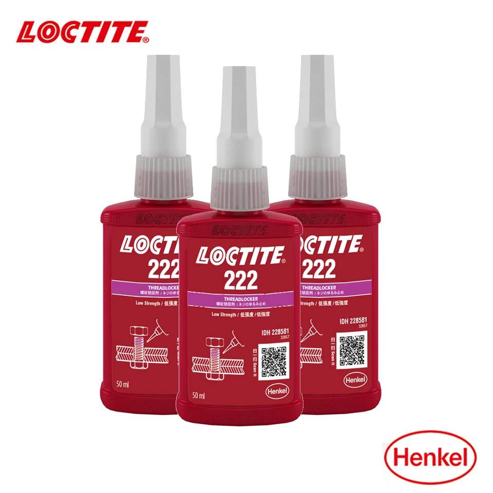 

New Loctite 222 50ml 250ml Screw Adhesive Anaerobic Glue Thread Locking Seal Glue 241 242 243 262 271 290 All Kind Metal Thread